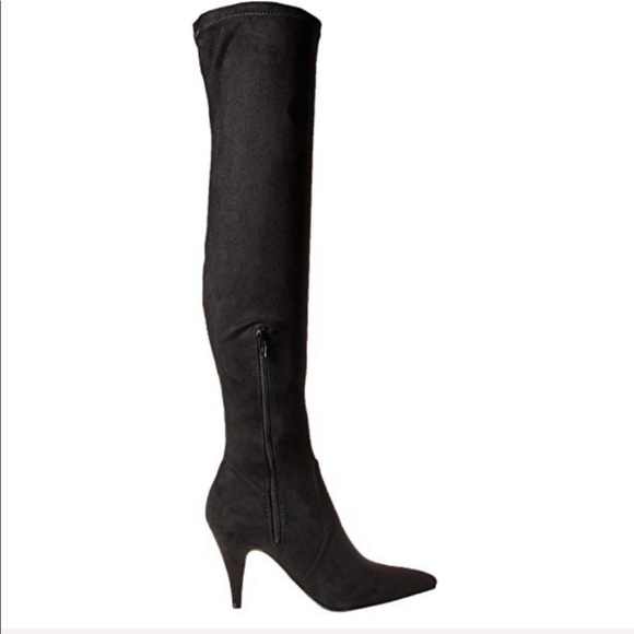 NIB Kitten Heel Over The Knee Pointed Toe Boot - Picture 5 of 5